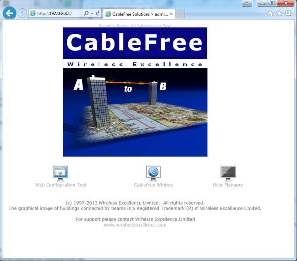 After clicking on webfig icon, login prompt will ask you to enter ...