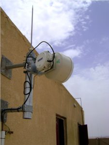 Example of a CableFree Microwave Link Installation