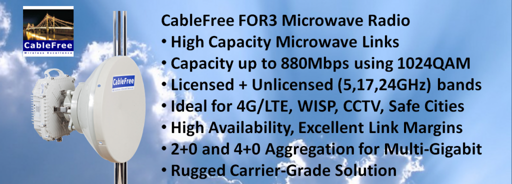 CableFree FOR3 Microwave Link 
