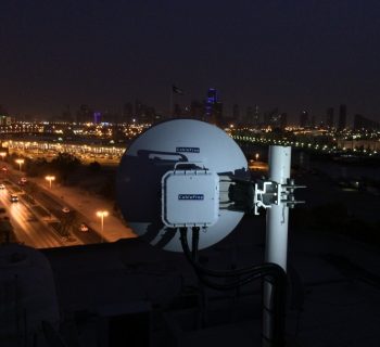CableFree MMW Link in UAE - night
