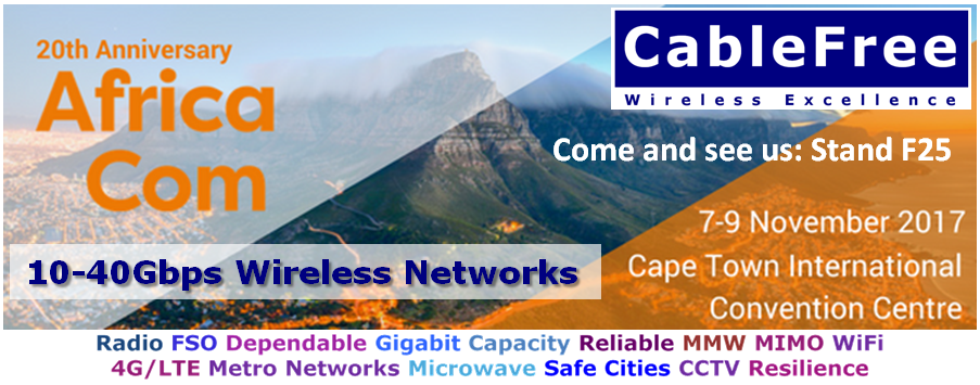 AfricaCom Invite CableFree Stand F25