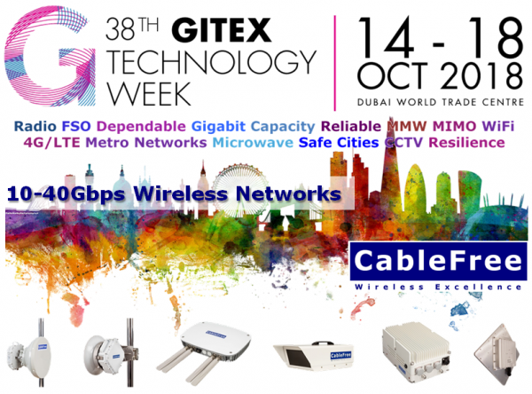 CableFree - GITEX 2018 Dubai