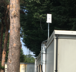 CableFree V-band 60GHz radio installed in Greenwich, UK